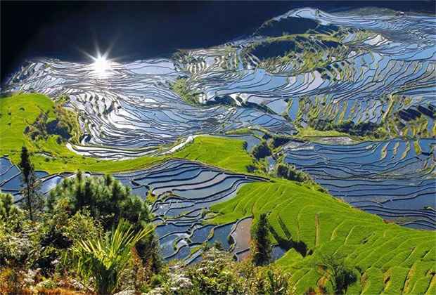 红河旅游公司/诗画撒玛坝，冬日绝美一幅画
